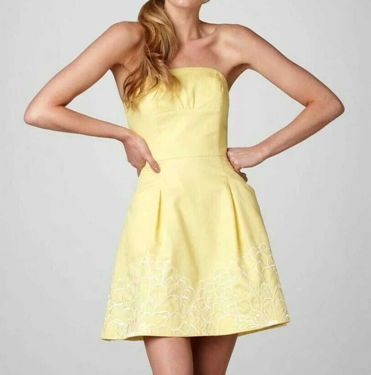 Blossom Starfruit  Dress Casual Short By Lilly Pulitzer In Yellow, Size: 2