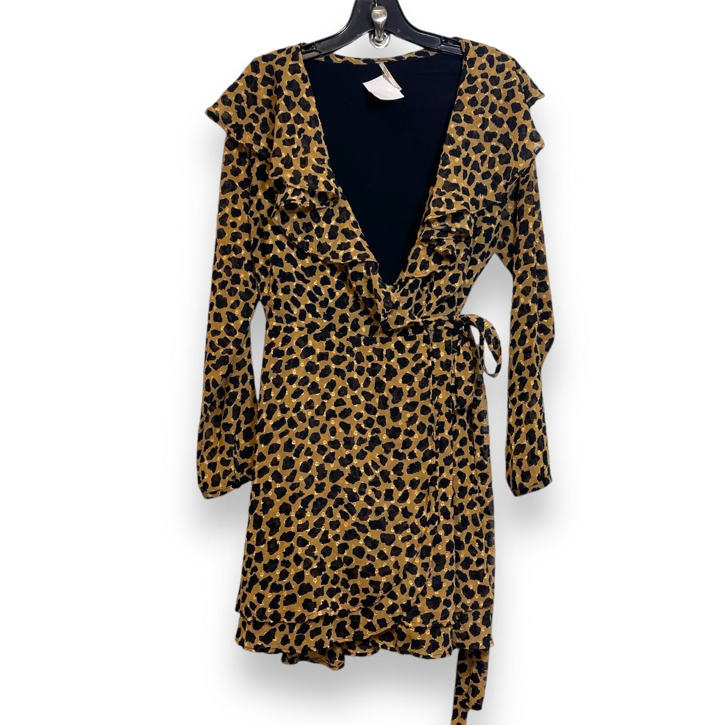 Dress Casual Short By Free People In Animal Print, Size: S