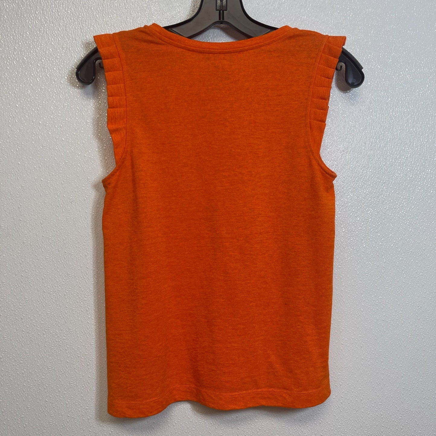 Top Sleeveless By Loft O In Orange, Size: Xs