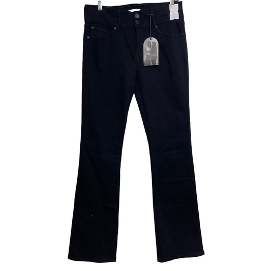 Jeans mid rise baby boot cut By Cme In Black Denim, Size: 11/12