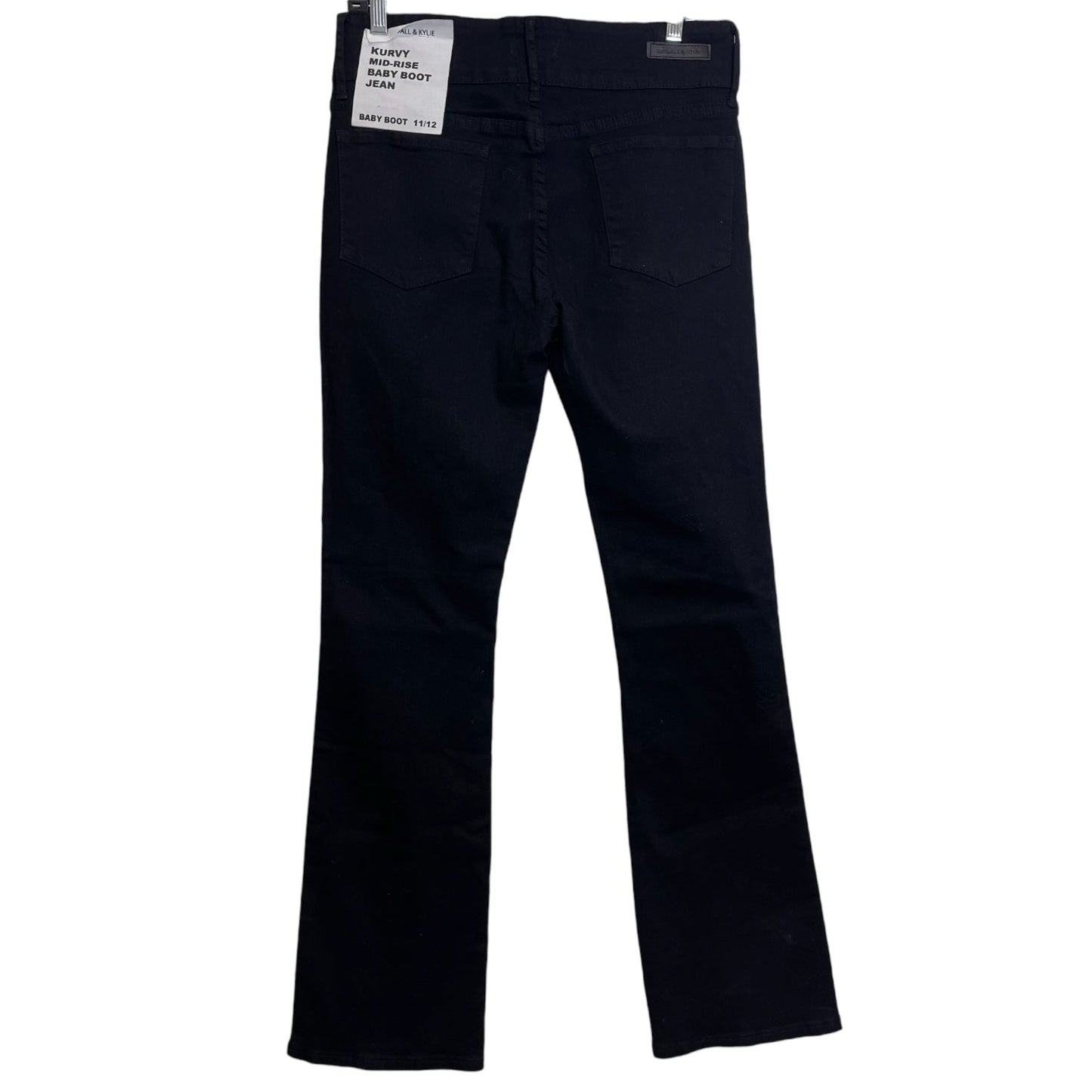 Jeans mid rise baby boot cut By Cme In Black Denim, Size: 11/12