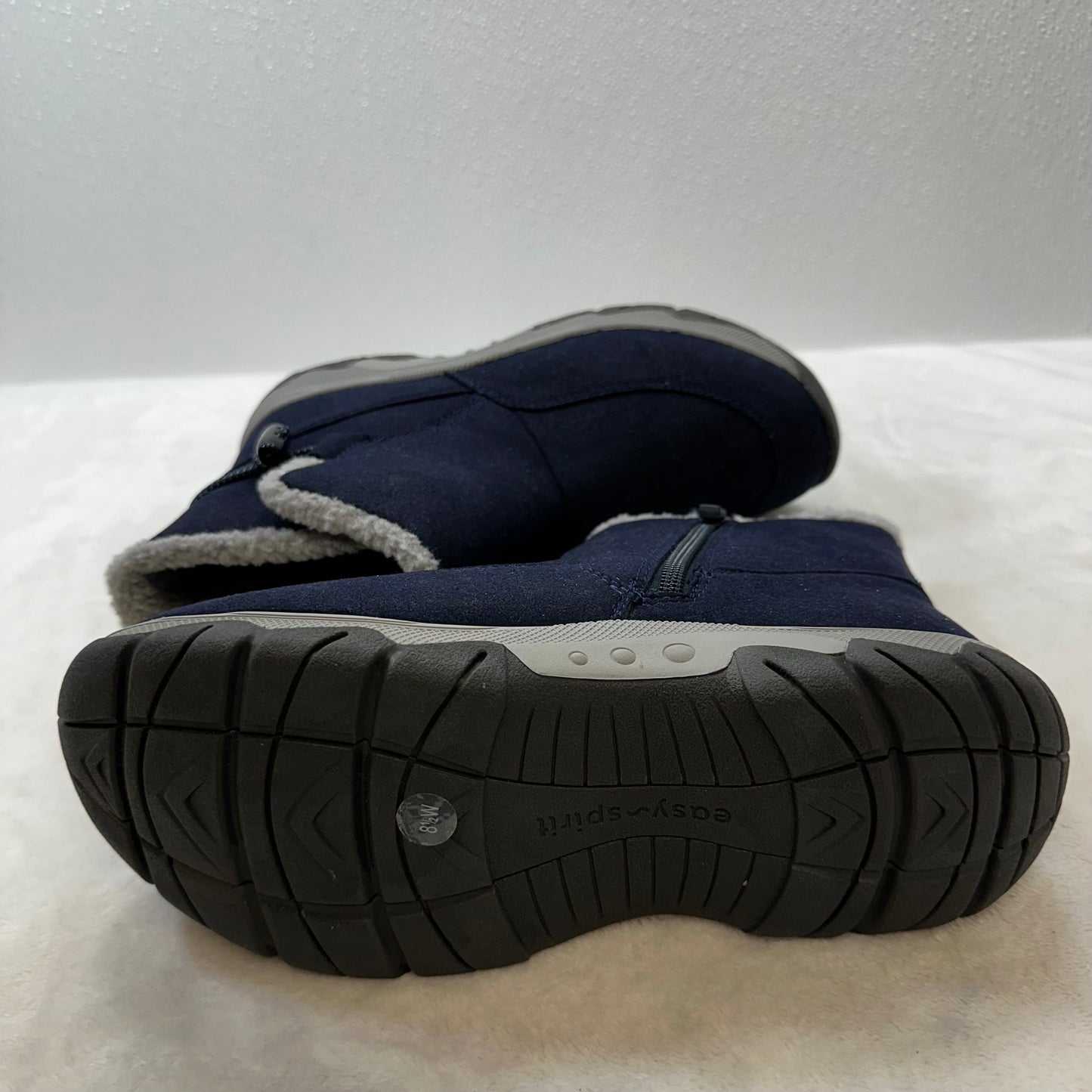 Boots Ankle Flats By Easy Spirit In Navy, Size: 8.5