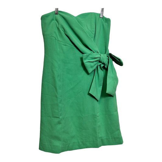 Stela Strapless Bow Dress Dress Party Short By Lilly Pulitzer In Kelly Green, Size: 2