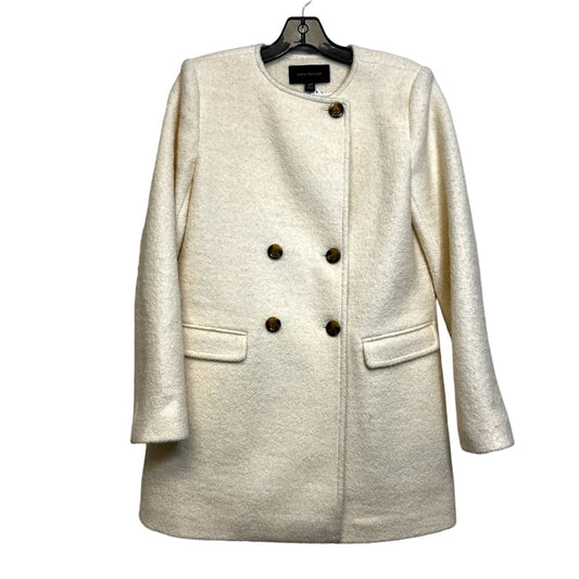 Coat Other By Ann Taylor In Ivory, Size: Xs