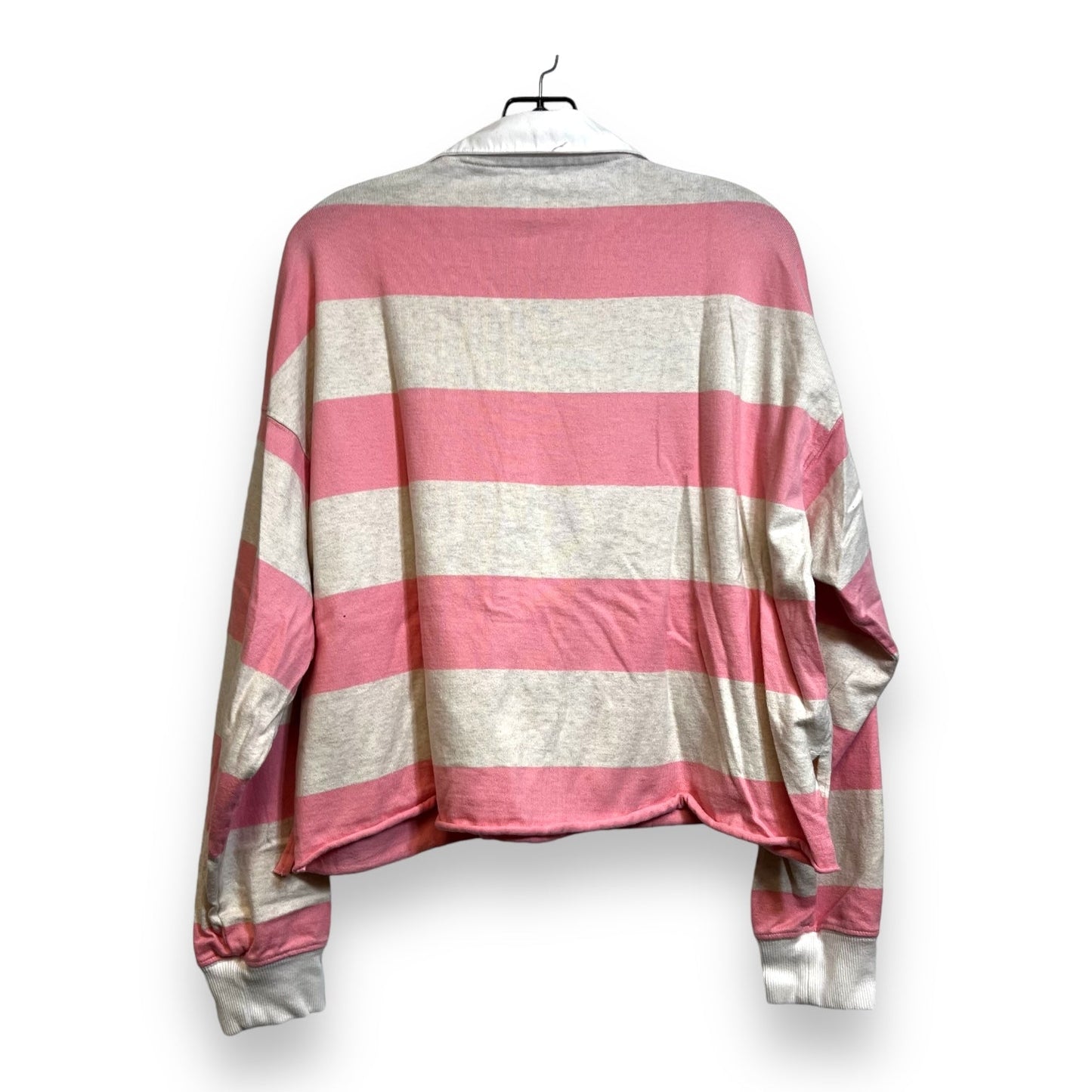 Top Long Sleeve By Aerie In Pink, Size: L