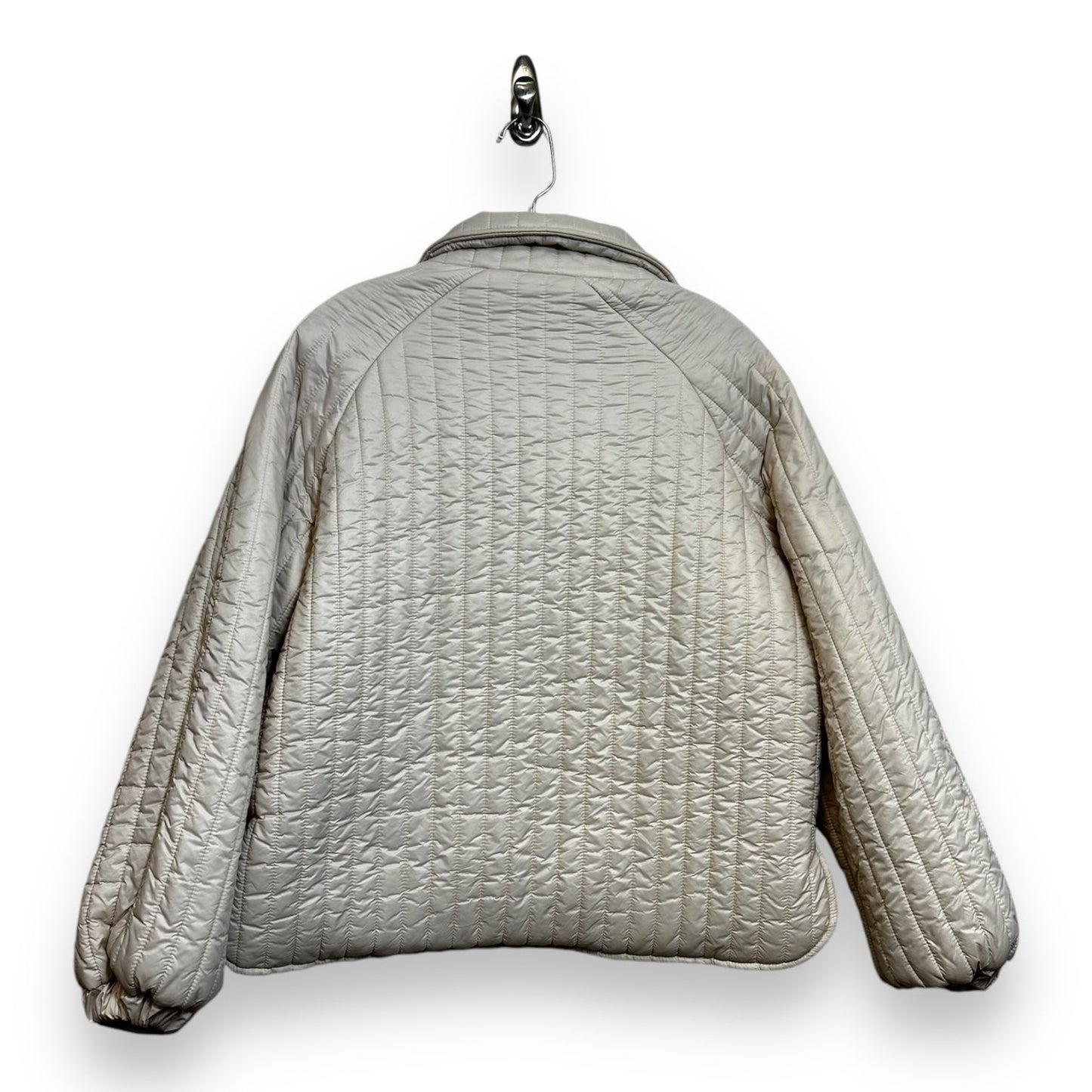 Jacket Puffer & Quilted By Cme In Ivory, Size: S