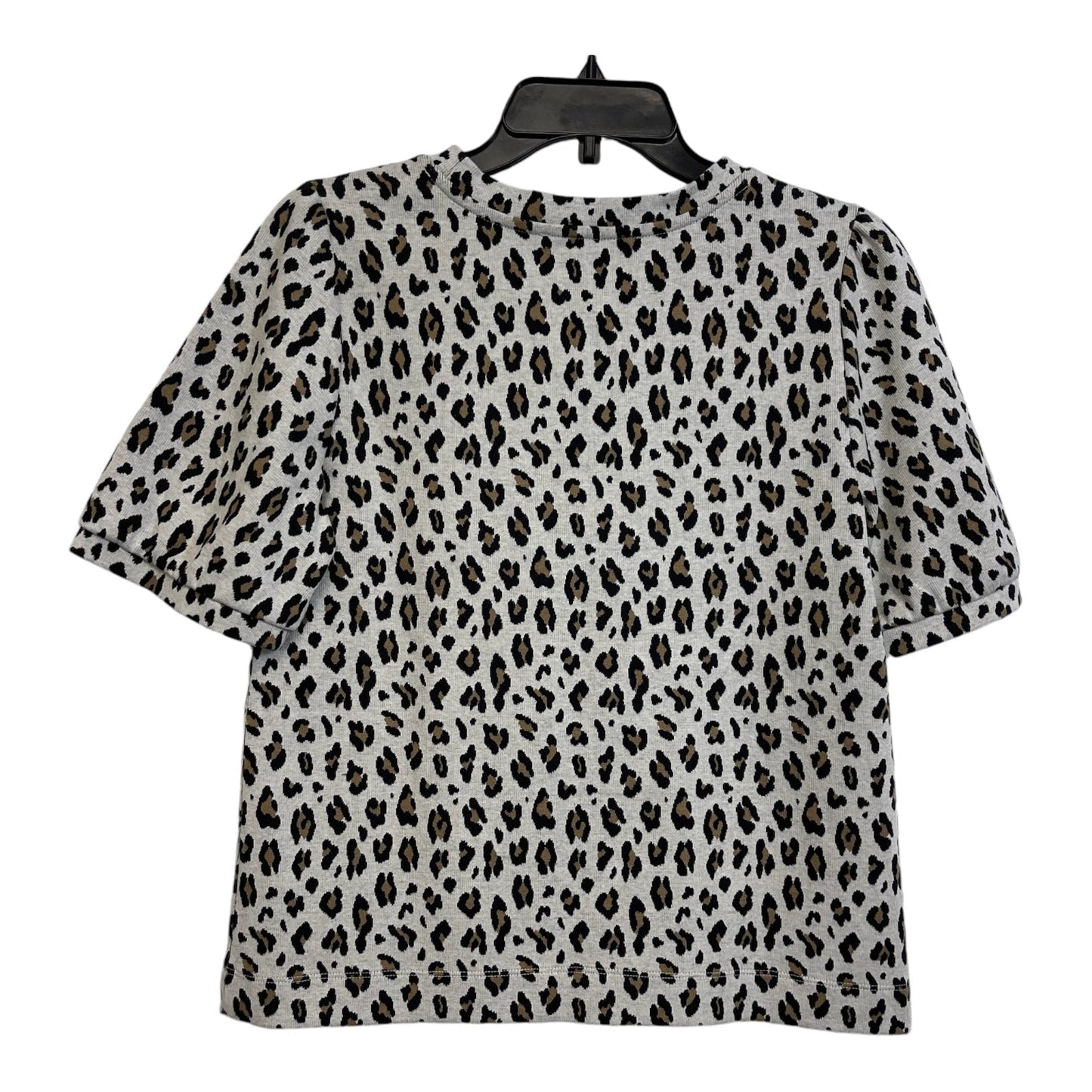 Top Short Sleeve By Loft In Animal Print, Size: M