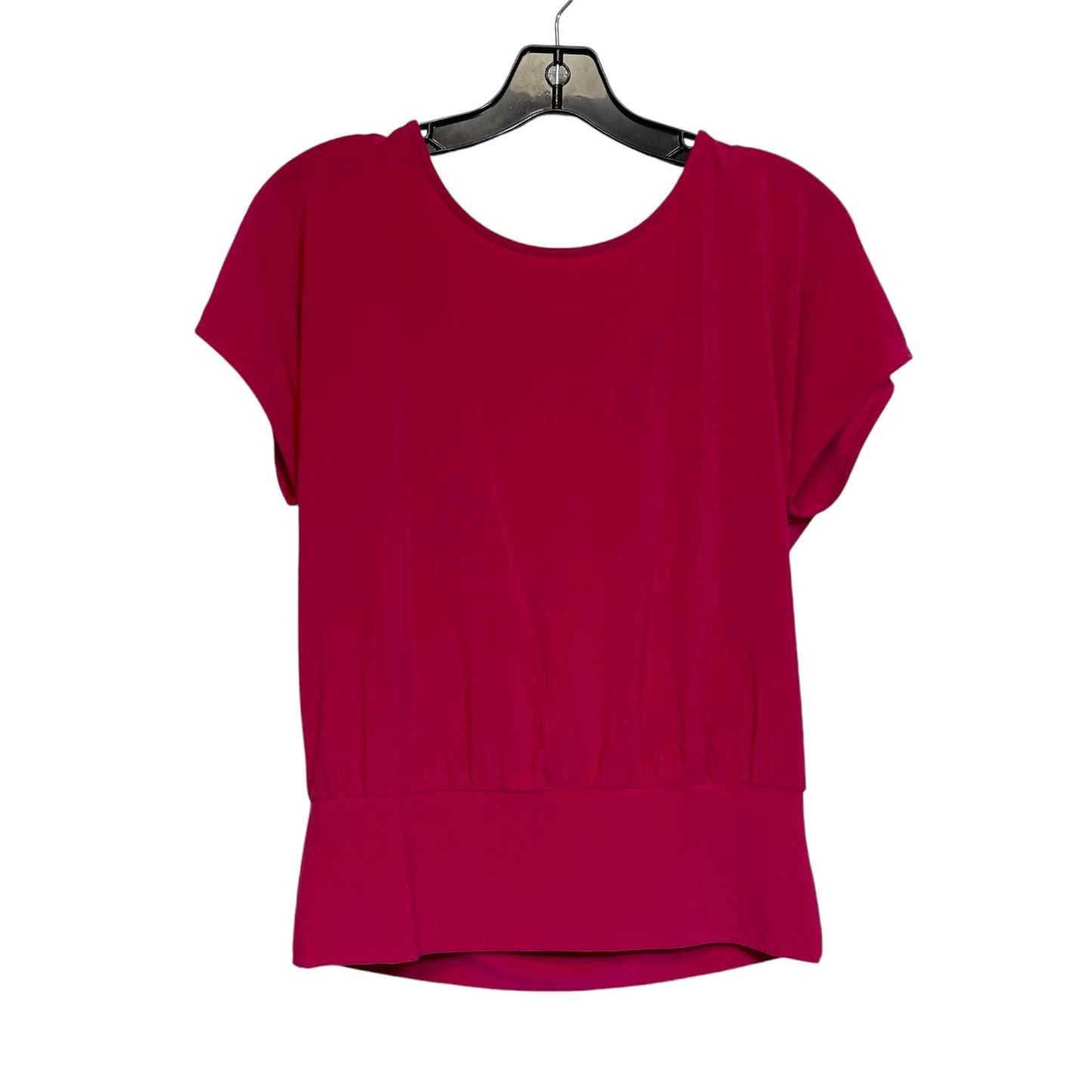 Top Short Sleeve By White House Black Market In Pink, Size: S