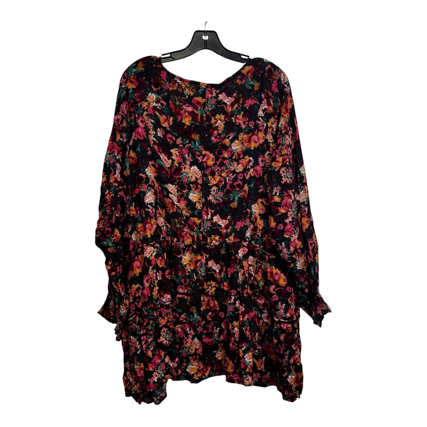 Top Long Sleeve By Maurices In Floral Print, Size: 3x