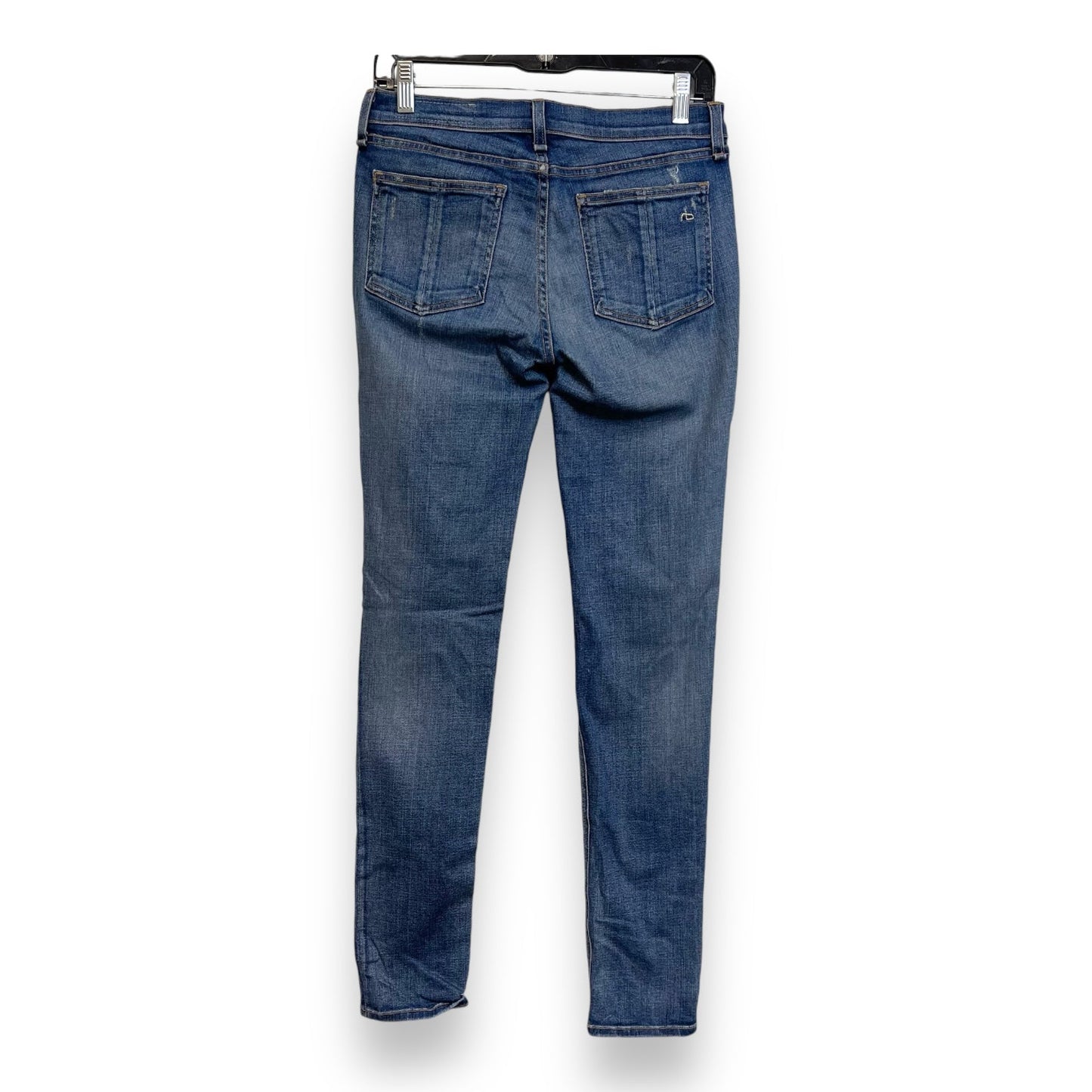 Jeans Skinny By Rag & Bones Jeans In Blue Denim, Size: 6