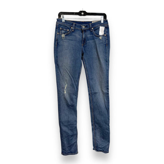 Jeans Skinny By Rag & Bones Jeans In Blue Denim, Size: 6