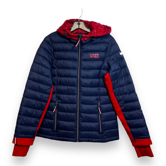 Jacket Puffer & Quilted By Tommy Hilfiger In Navy, Size: S