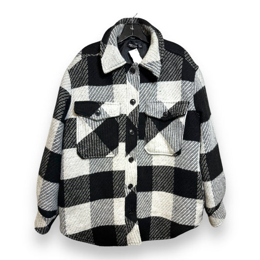 Jacket Shirt By Nasty Gal In Plaid Pattern, Size: M