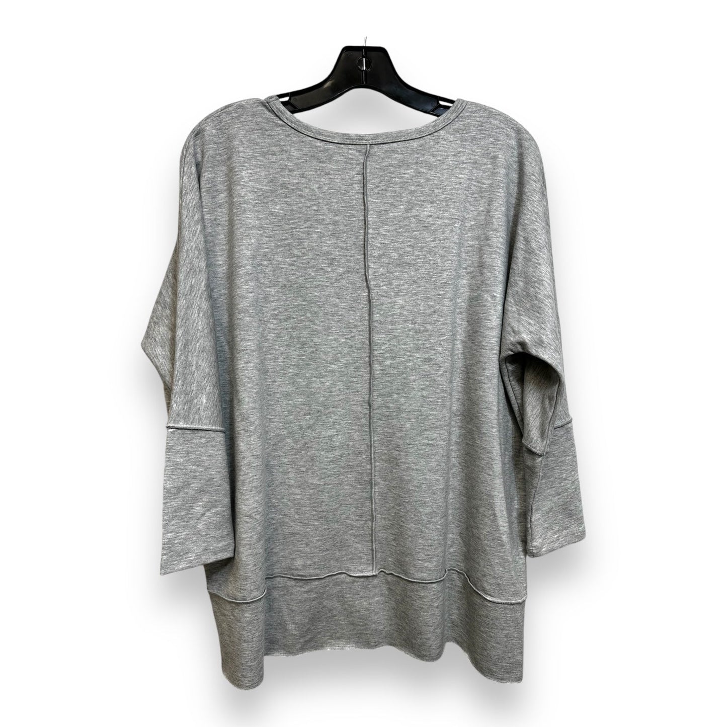 Top Short Sleeve Basic By Spanx In Grey, Size: M