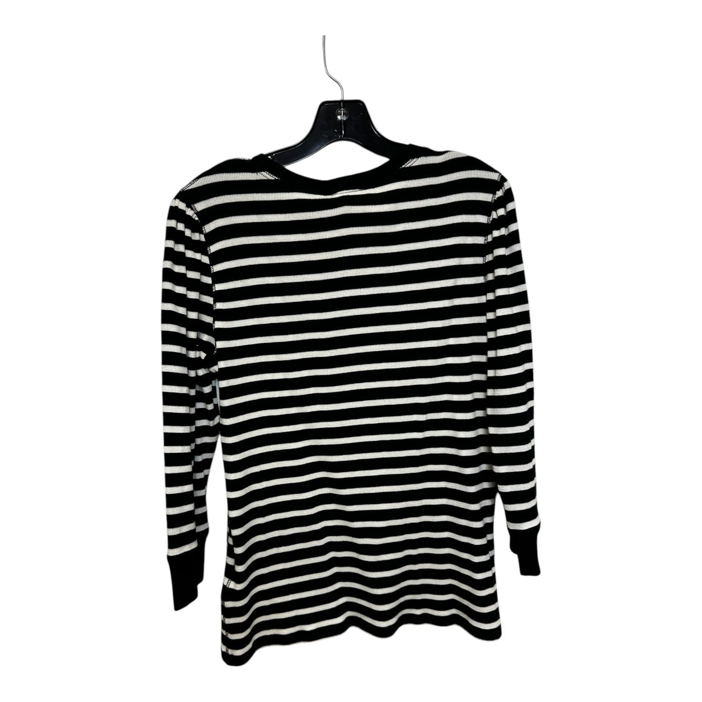 Top Long Sleeve By Lauren By Ralph Lauren In Striped Pattern, Size: L