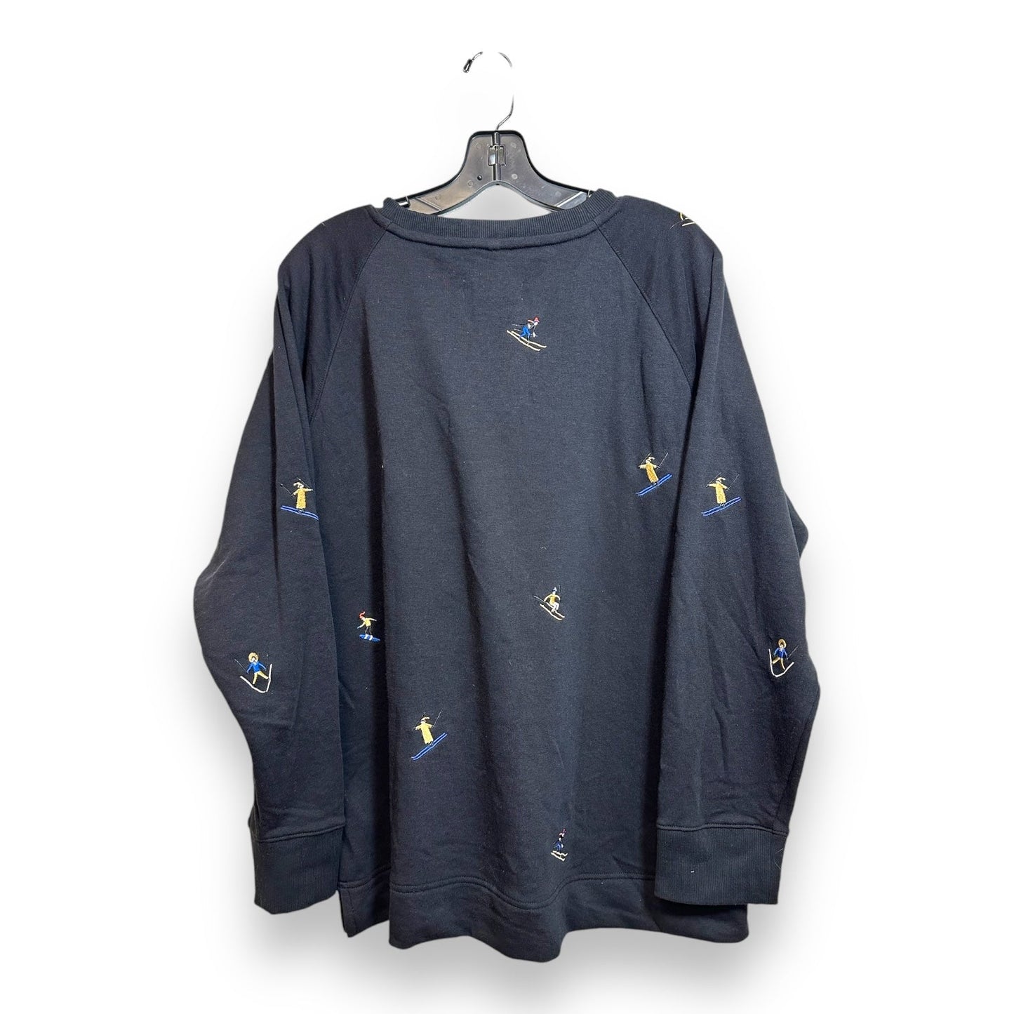 Sweatshirt Crewneck By Lou And Grey In Black, Size: Xl