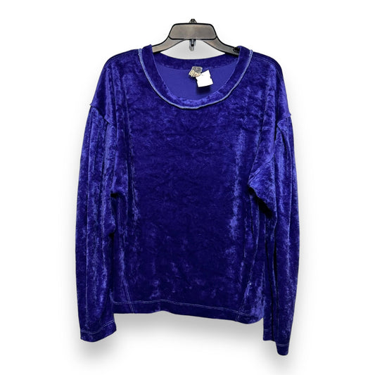 Top Long Sleeve By We The Free In Purple, Size: M