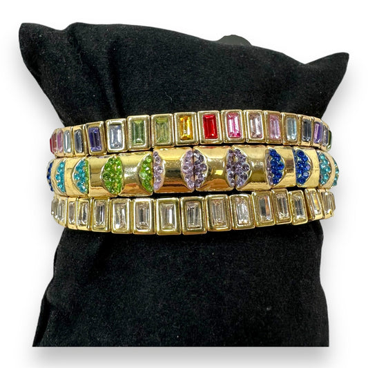 Stretch Bracelet Bangle By Clothes Mentor, Size: 03 Piece Set