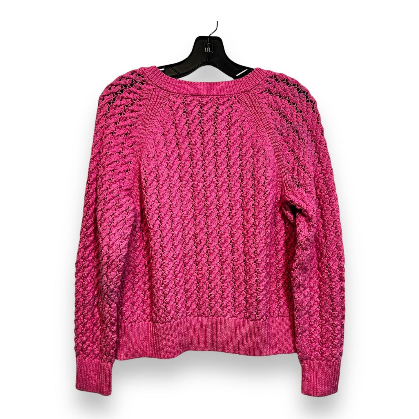 Sweater By Talbots In Pink, Size: L