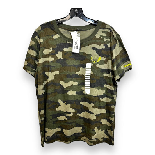 Top Short Sleeve Basic By Duluth Trading In Camouflage Print, Size: L