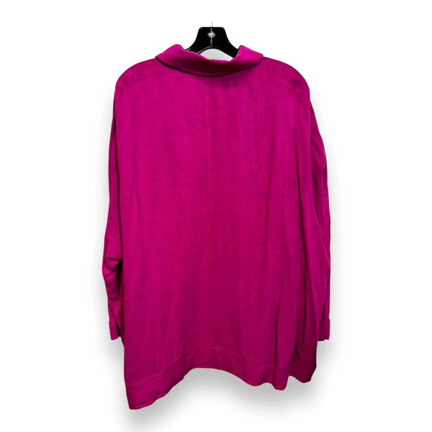 Top Long Sleeve By White Birch In Pink, Size: 2x