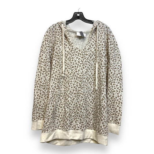 Top Long Sleeve By Honeyme In Animal Print, Size: Xxl