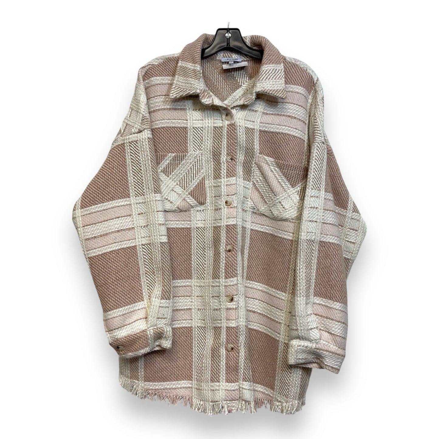 Jacket Shirt By White Birch In Plaid Pattern, Size: 1x