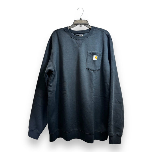 Sweatshirt Crewneck By Carhartt In Black, Size: Xl tall