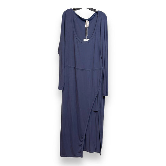 Dress Casual Maxi By Anthropologie In Blue, Size: Xl