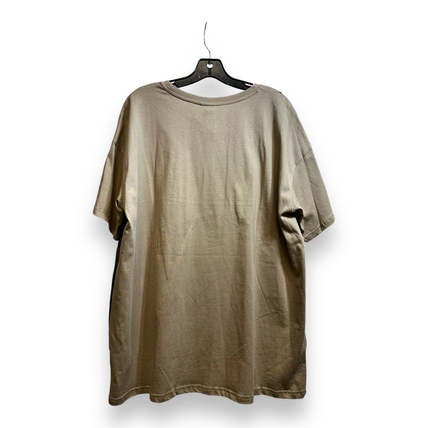 Top Short Sleeve Basic By Dolan Left Coast In Tan, Size: Xl