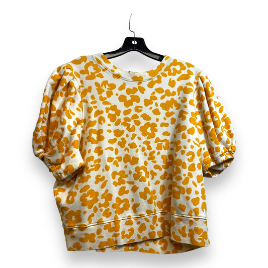 Top Short Sleeve By Mother In Animal Print, Size: Xl