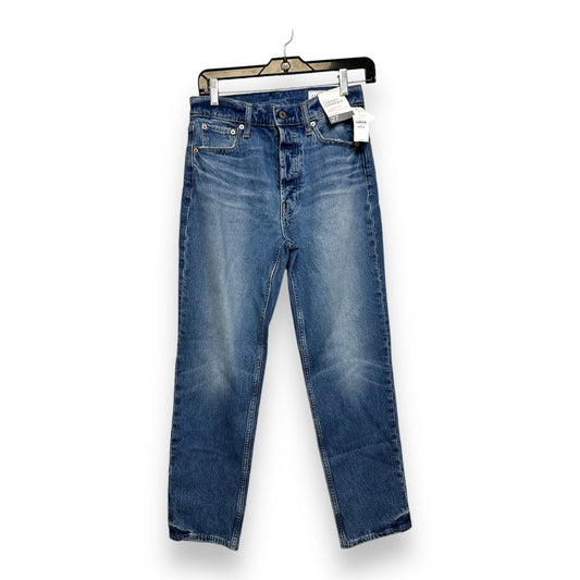 Jeans Cheeky Straight By Gap In Blue Denim, Size: 4