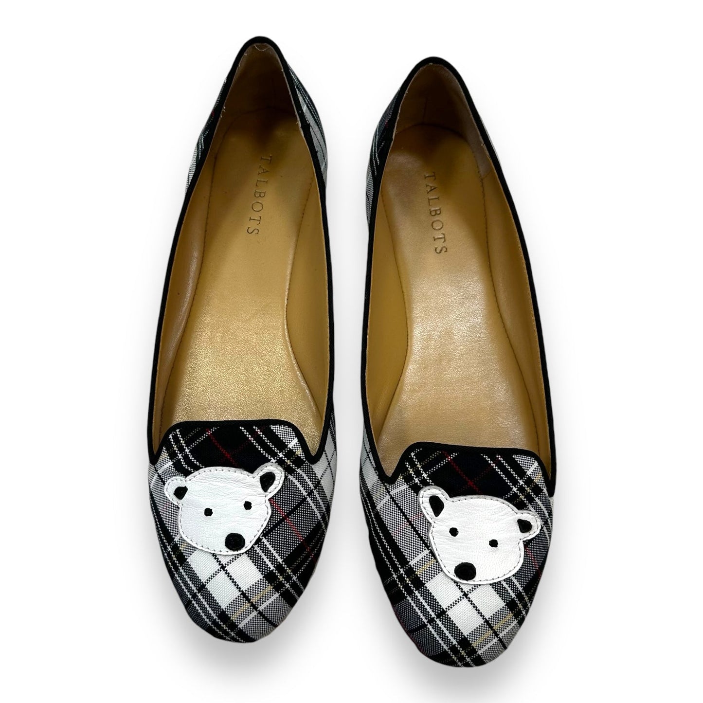 Shoes Flats By Talbots In Plaid Pattern, Size: 9.5