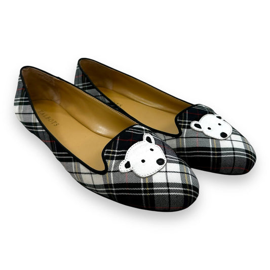 Shoes Flats By Talbots In Plaid Pattern, Size: 9.5