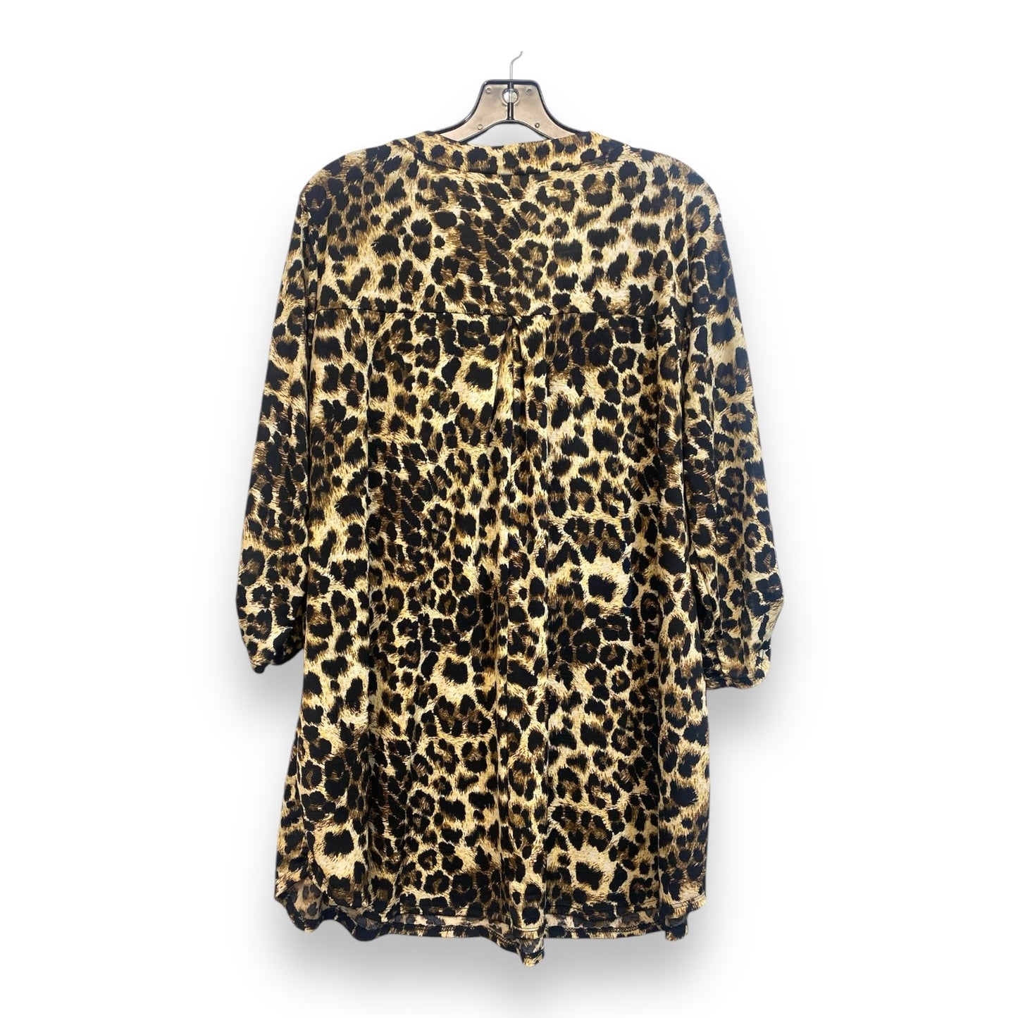 Top 3/4 Sleeve By Sew In Love In Animal Print, Size: 2x