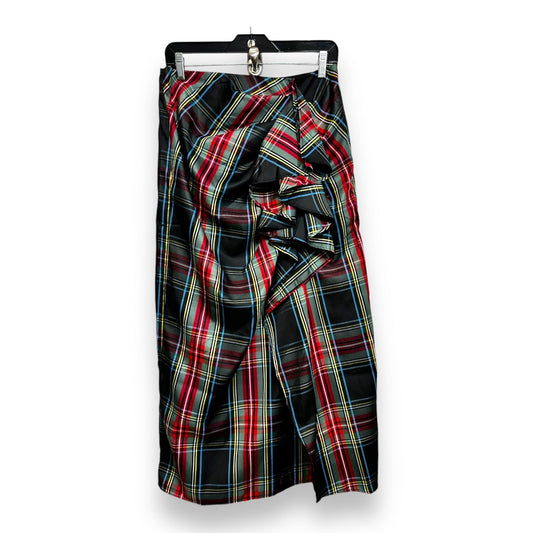 Skirt Midi By J. Crew In Plaid Pattern, Size: 8