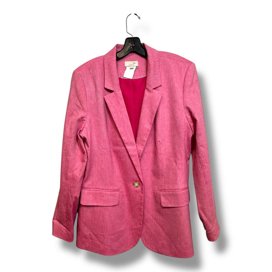 Blazer By Loft In Pink, Size: 14