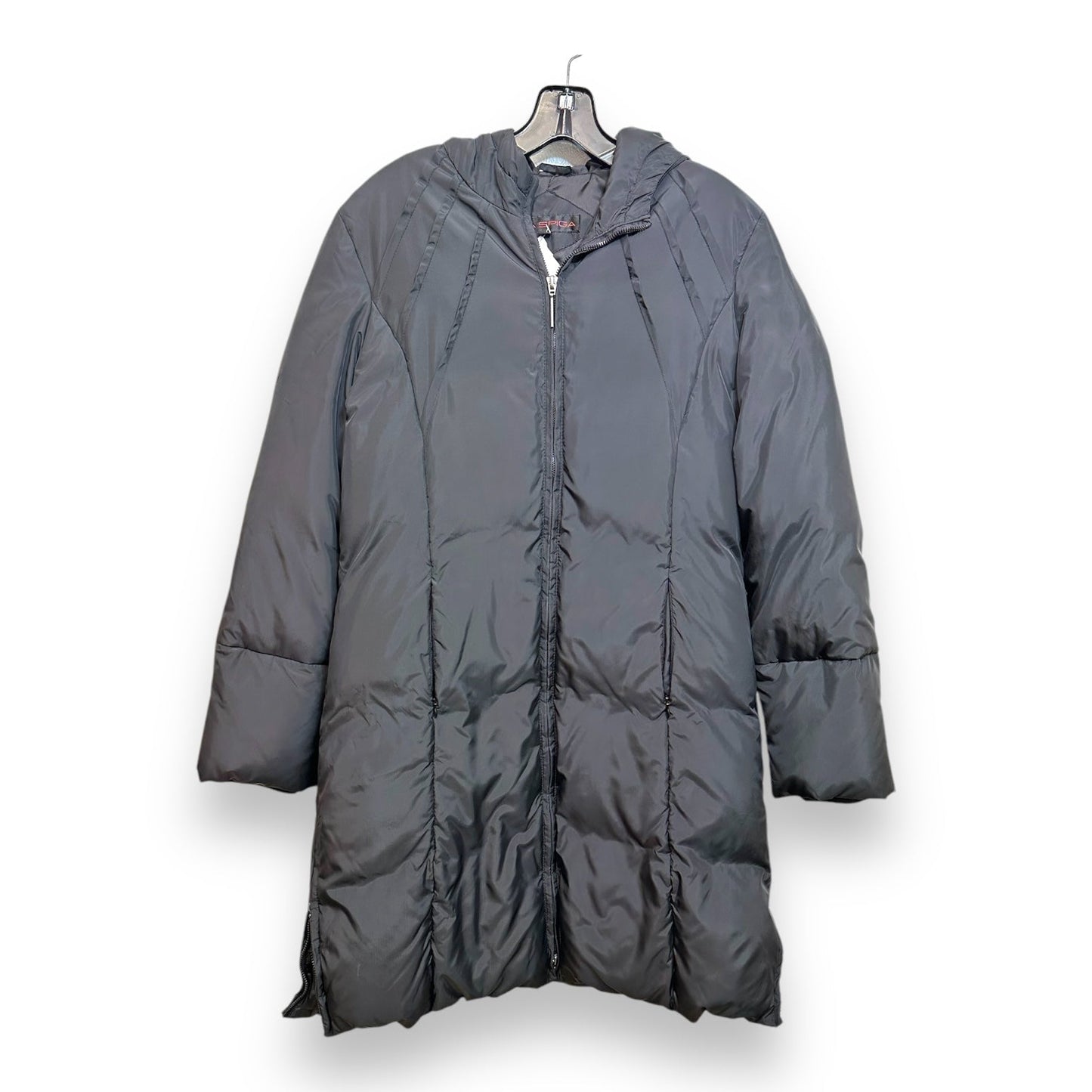 Coat Puffer & Quilted By Via Spiga In Black, Size: M