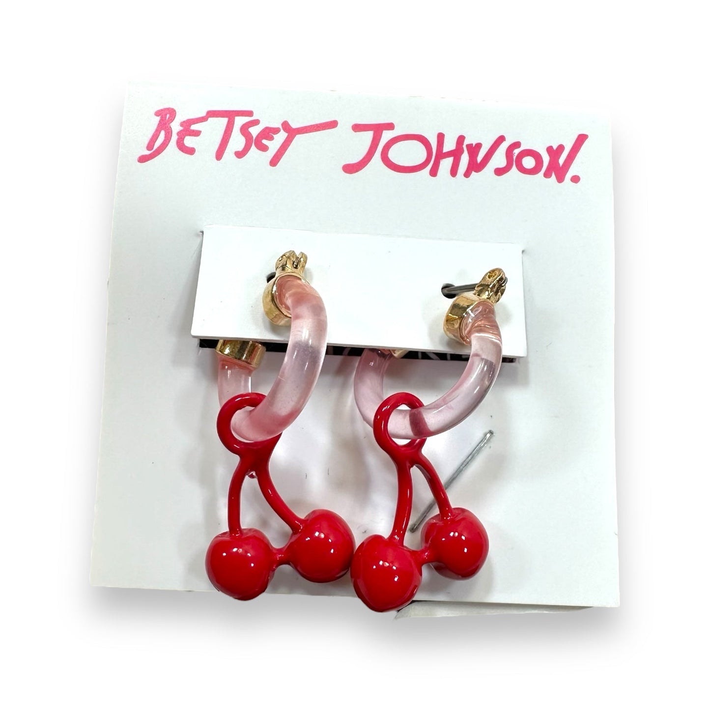 Cherry Earrings Dangle/drop By Betsey Johnson