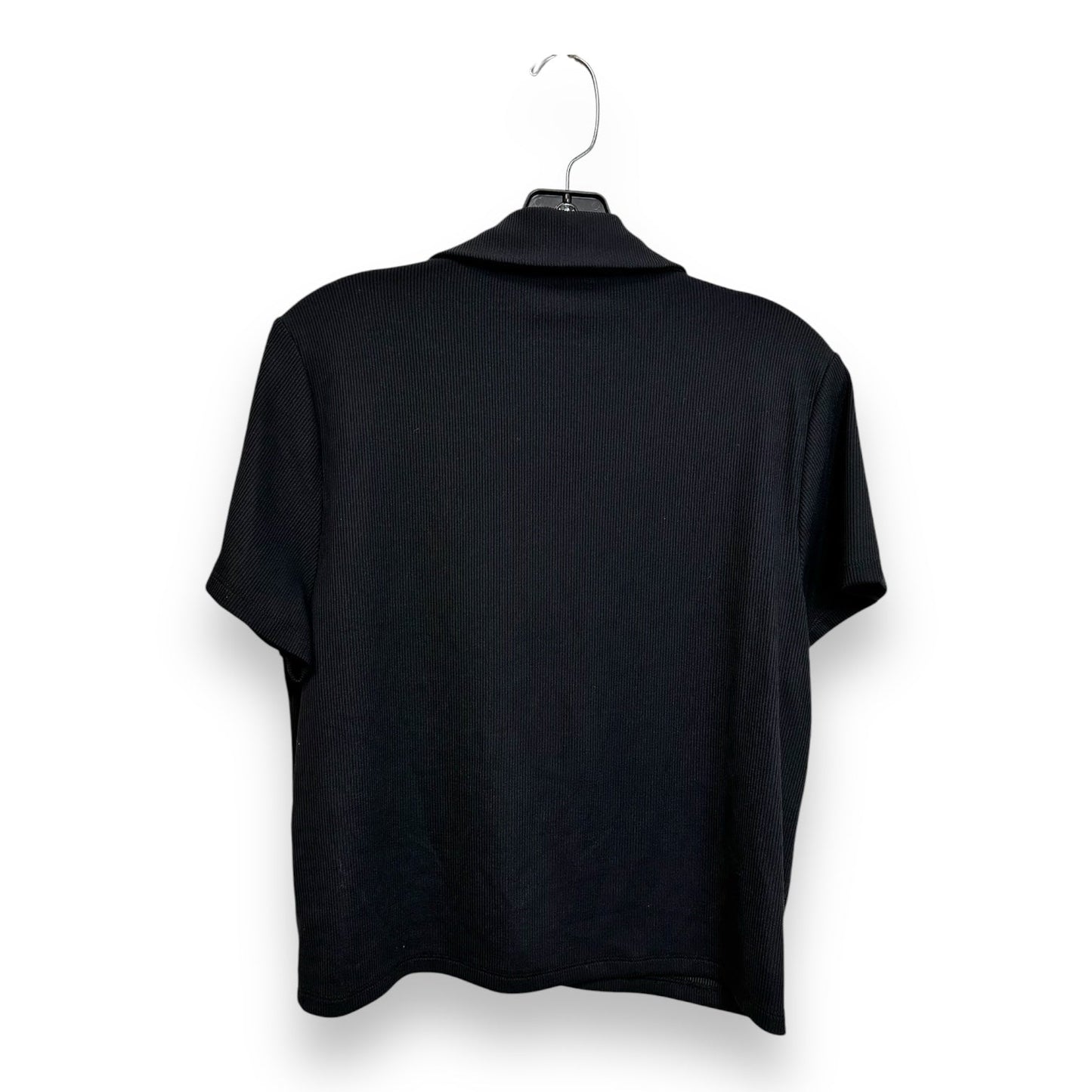 Top Short Sleeve By Abercrombie And Fitch In Black, Size: Xl