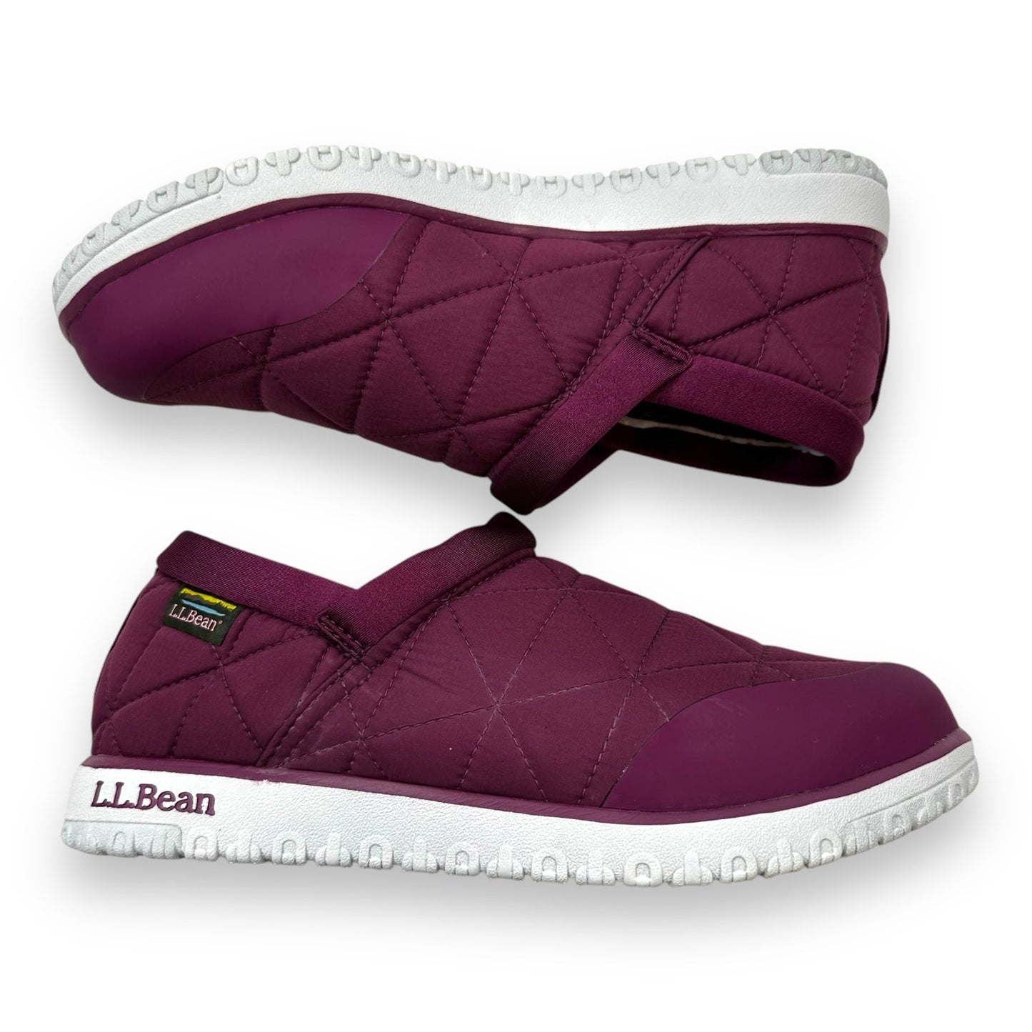 Shoes Flats By L.l. Bean In Maroon, Size: 10