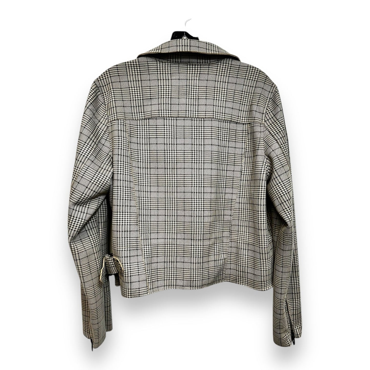 Jacket Moto By Blanknyc In Plaid Pattern, Size: L