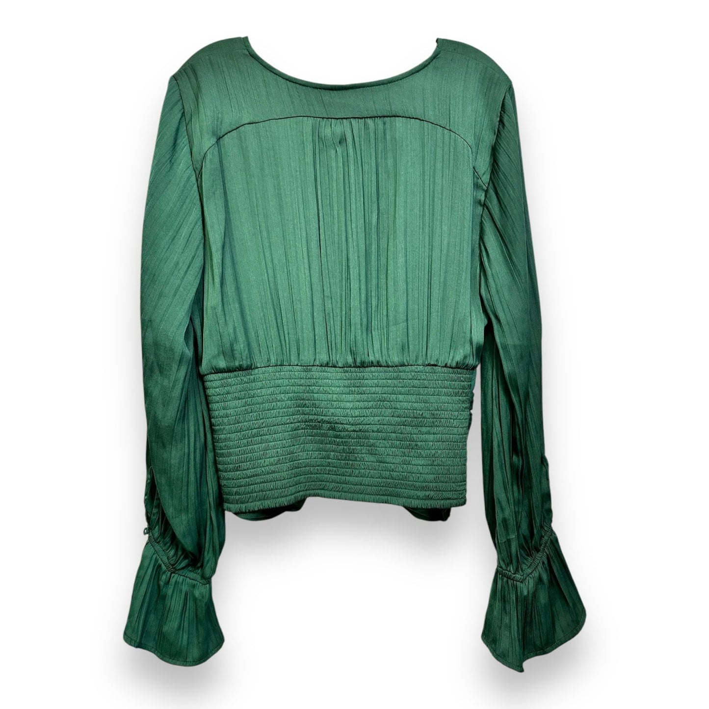 Top Long Sleeve By Anthropologie In Green, Size: Xl