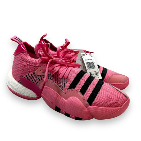 Trae Young 2.0 'Pink Trap House basketball shoes By Adidas In Pink, Size: 10.5