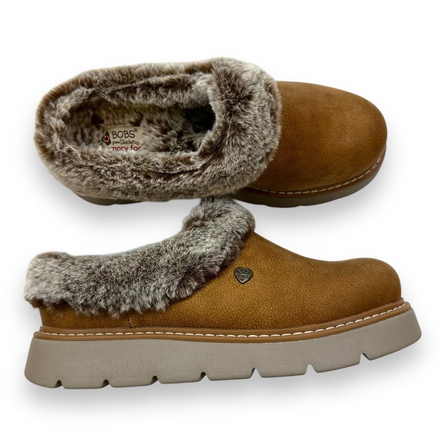 Slippers By Bobs In Tan