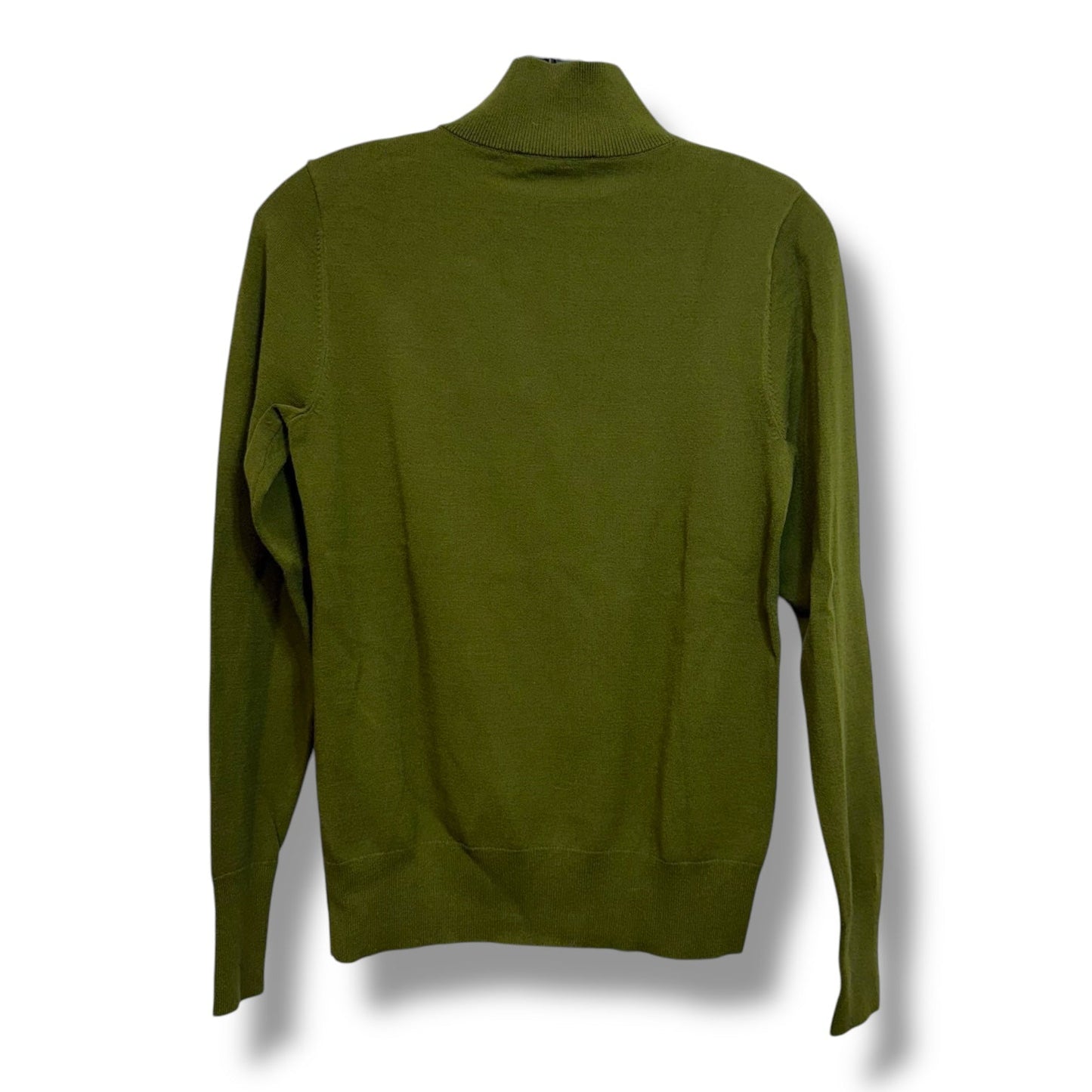 Top Long Sleeve By Ann Taylor In Green, Size: S