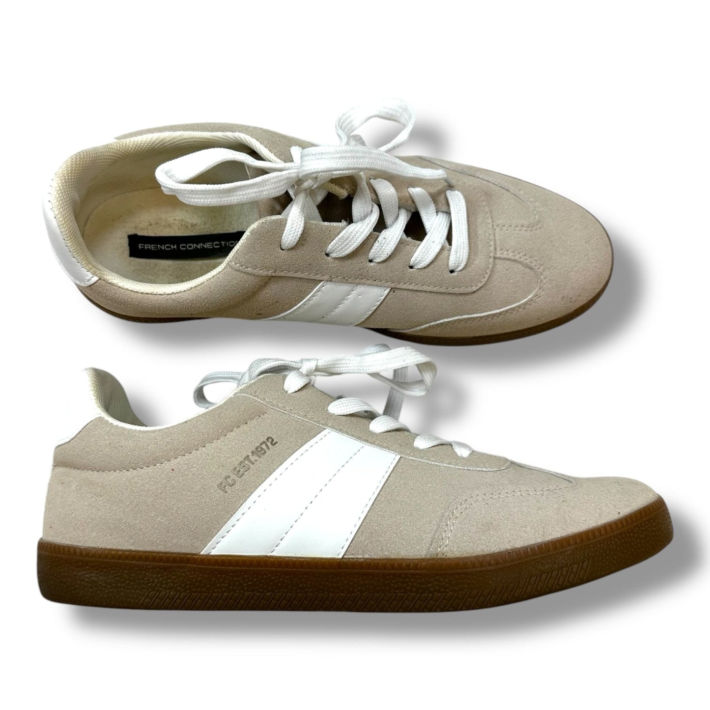 Shoes Sneakers By French Connection In Beige, Size: 9