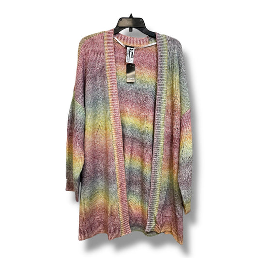 Cardigan By Torrid In Rainbow Print, Size: 3x