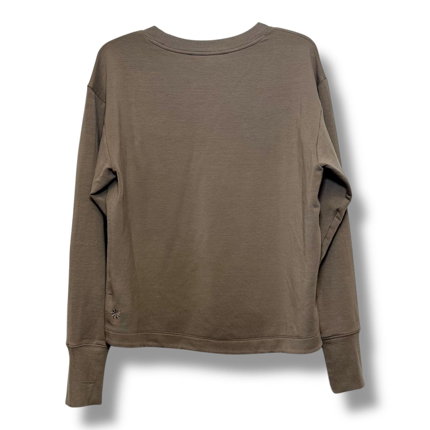 Athletic Top Long Sleeve Crewneck By Athleta In Brown, Size: M