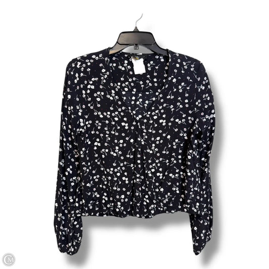 Top Long Sleeve By Sanctuary In Floral Print, Size: S